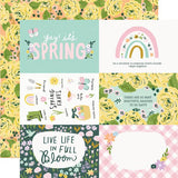 Simple Stories Bunnies + Blooms 4x6 Elements Patterned Paper