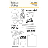 Simple Stories School Life Photopolymer Clear Stamp Set