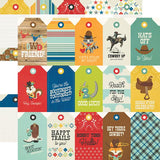 Simple Stories Howdy! Tags Patterned Paper