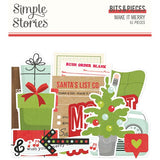 Simple Stories Make It Merry Bits & Pieces Embellishments