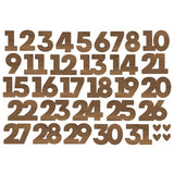 Simple Stories Make It Merry Number Bits Embellishments
