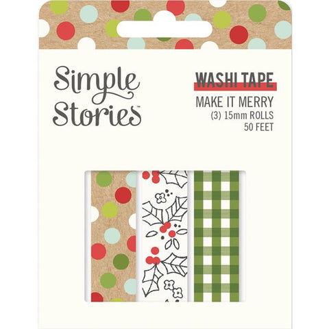 Simple Stories Make It Merry Washi Tape