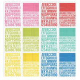Simple Stories Color Vibe Summer - Alphabet Sticker Book