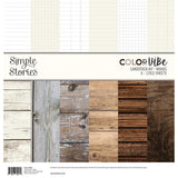 Simple Stories Color Vibe Woods - Textured Cardstock Kit