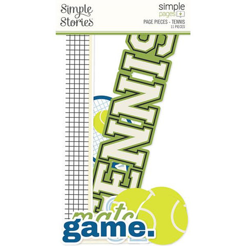 Simple Stories Simple Pages Page Pieces - Tennis