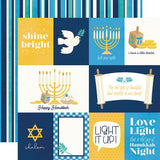 Simple Stories Happy Hanukkah Element Cards Patterned Paper