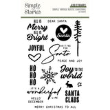 Simple Stories Simple Vintage Rustic Christmas Photopolymer Clear Stamp Set