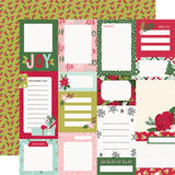 Simple Stories Holly Days Journal Elements Patterned Paper