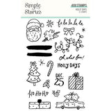Simple Stories Holly Days Photopolymer Clear Stamp Set
