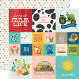 Simple Stories Homegrown 2x2 / 4x4 Elements Patterned Paper