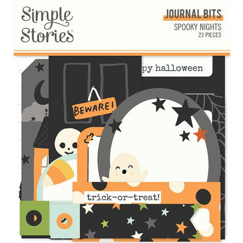 Simple Stories Spooky Nights Journal Bits  Embellishments