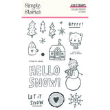 Simple Stories Feelin' Frosty Photopolymer clear Stamps
