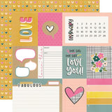 Simple Stories Good Stuff February Patterned Paper