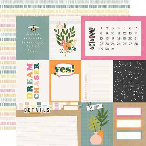 Simple Stories Good Stuff October Patterned Paper