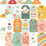 Simple Stories Full Bloom Tags Patterned Paper