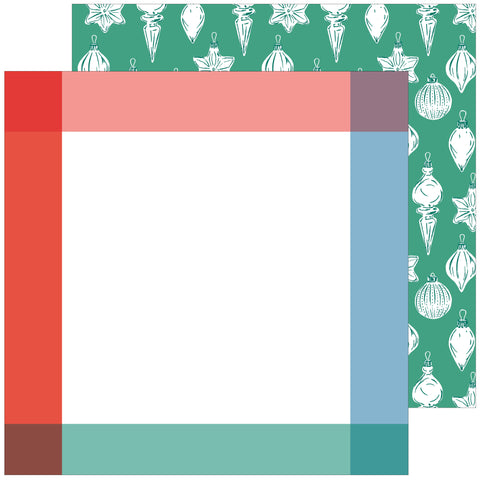 Pinkfresh Studio Happy Holidays Tis The Season Patterned Paper