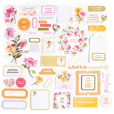 Pinkfresh Studio Chrysanthemum Ephemera Pack Embellishments