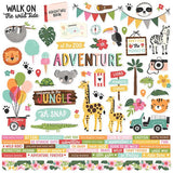 Simple Stories Into The Wild Cardstock Sticker Sheet