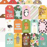 Simple Stories Into The Wild Tags Patterned Paper