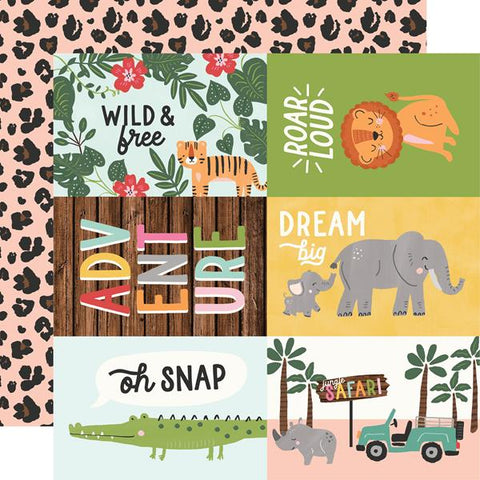 Simple Stories Into The Wild 4x6 Elements Patterned Paper