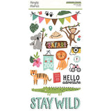 Simple Stories Into The Wild 6x12 Chipboard Embellishments