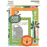 Simple Stories Into The Wild Chipboard Frame Embellishments
