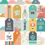 Simple Stories Let's Go! Tags Patterned Paper