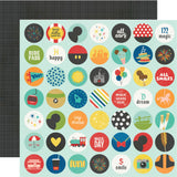 Simple Stories Say Cheese At The Park  Gang's All Here Patterned Paper