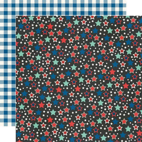 Simple Stories America the Beautiful Star-Spangled Patterned Paper