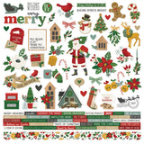 Simple Stories Hearth & Holiday Cardstock Sticker Sheet