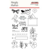 Simple Stories Hearth & Holiday Photopolymer Clear Stamp Set
