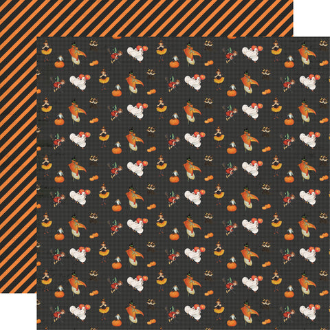 Simple Stories Simple Vintage October 31st Happy Haunting Patterned Paper