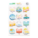 Pinkfresh Studio Flower Market Layered Sticker Embellishments