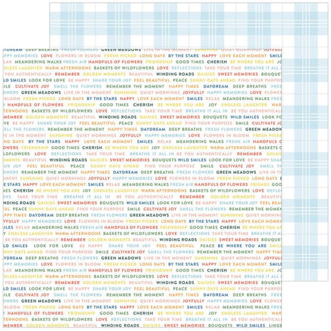 Pinkfresh Studio Spring Vibes Take Your Time Patterned Paper