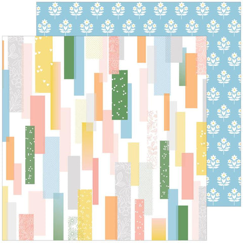 Pinkfresh Studio Spring Vibes Look For Love Patterned Paper