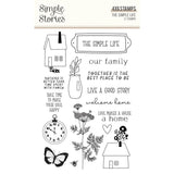 Simple Stories The Simple Life Photopolymer Clear Stamp Set