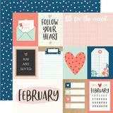 Simple Stories Life Captured February Patterned Paper