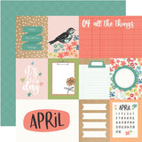 Simple Stories Life Captured April Patterned Paper