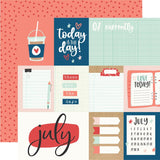 Simple Stories Life Captured July Patterned Paper