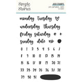 Simple Stories Life Captured Days Photopolymer Stamp Set