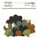 Simple Stories Color Vibe Basics - Flower Bits & Pieces Embellishments
