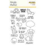 Simple Stories Pet Shoppe Photopolymer Clear Stamp Set