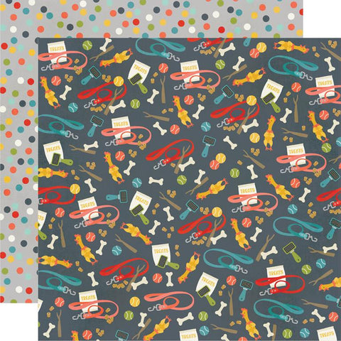 Simple Stories Pet Shoppe Dog Perfect Pooch Patterned Paper