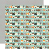 Simple Stories Pet Shoppe Cat Nice Kitty Patterned Paper