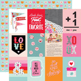 Simple Stories Heart Eyes 3x4 Elements Patterned Paper