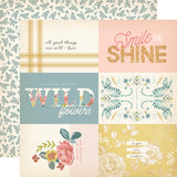 Simple Stories Wildflower 4x6 Elements Patterned Paper