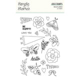 Simple Stories Wildflower Clear Photopolymer Stamp Set