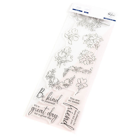 Pinkfresh Studio Magnolias Stamp Set