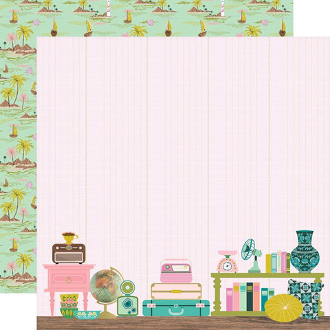 Simple Stories Flea Market Hidden Treasures Patterned Paper