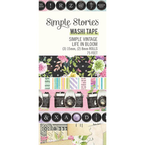 Simple Stories Simple Vintage Life In Bloom Washi Tape Embellishments